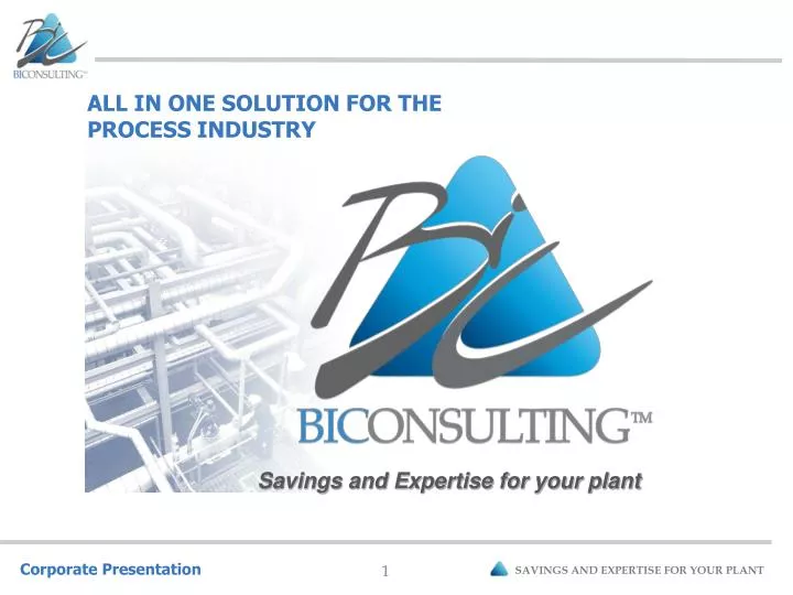 all in one solution for the process industry