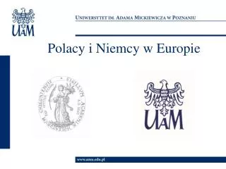 polacy i niemcy w europie