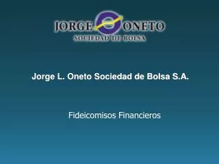 fideicomisos financieros