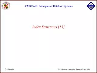 Index Structures [13]