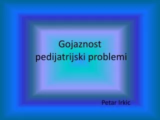 gojaznost pedijatrijski problemi