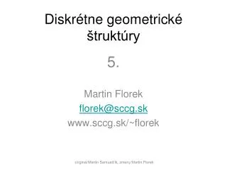 diskr tne geometrick trukt ry
