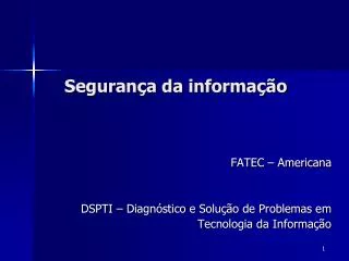seguran a da informa o