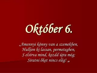 okt ber 6