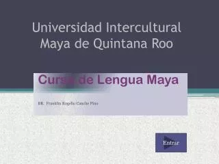 universidad intercultural maya de quintana roo