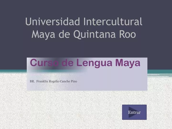 universidad intercultural maya de quintana roo