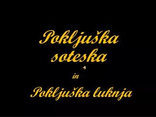 poklju ka soteska