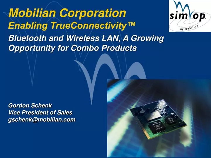 mobilian corporation enabling trueconnectivity