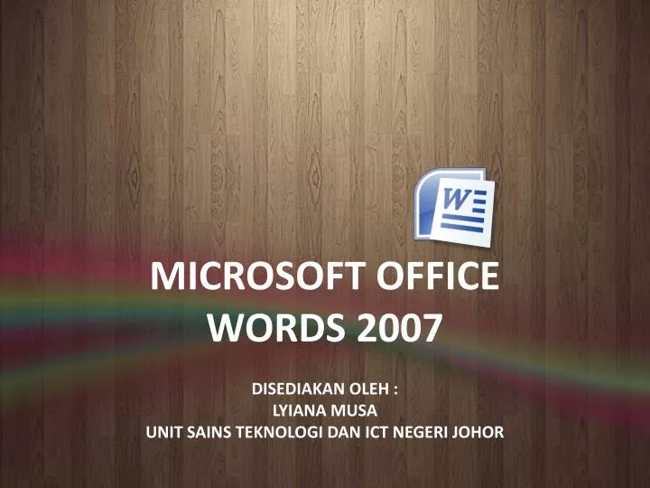 microsoft office words 2007