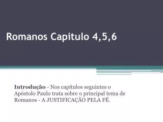 romanos capitulo 4 5 6