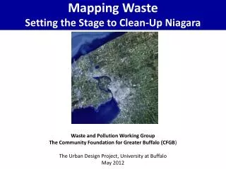 Mapping Waste Setting the Stage to Clean-Up Niagara