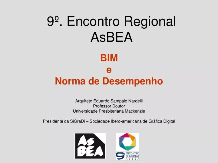 9 encontro regional asbea