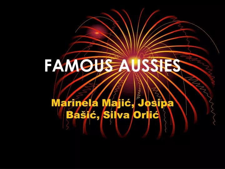 famous aussies
