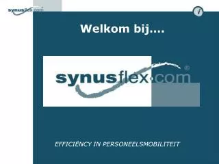 welkom bij