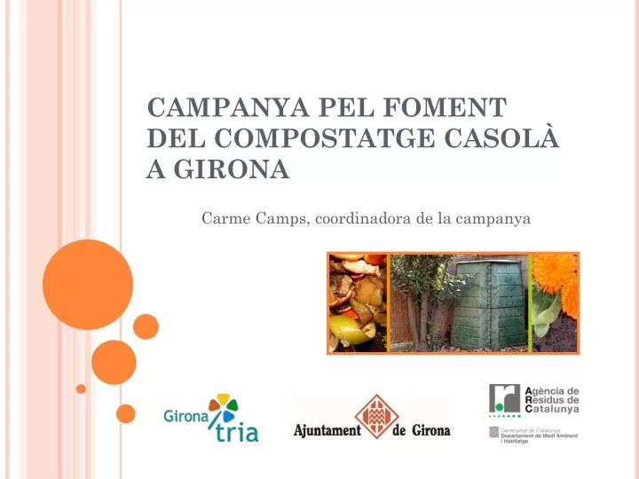 campanya pel foment del compostatge casol a girona