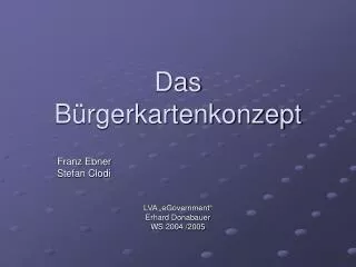das b rgerkartenkonzept