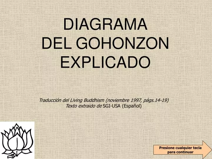 diagrama del gohonzon explicado