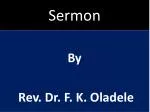 Sermon - slide 1