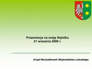 urz d marsza kowski wojew dztwa lubuskiego