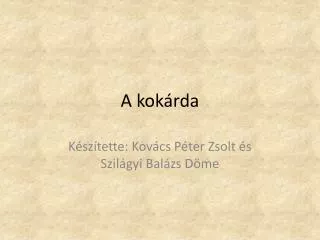 a kok rda