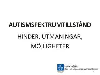 autismspektrumtillst nd