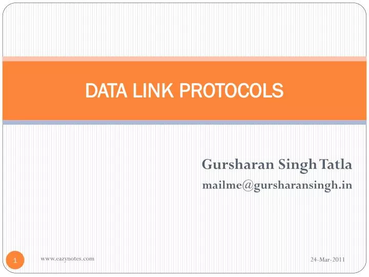 data link protocols