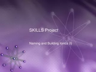 SKILLS Project