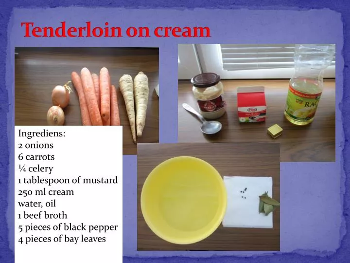 tenderloin on cream