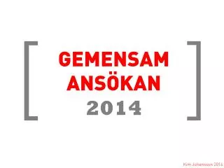 gemensam ans kan 2014