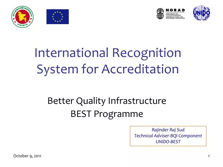 international recognition system for accreditation