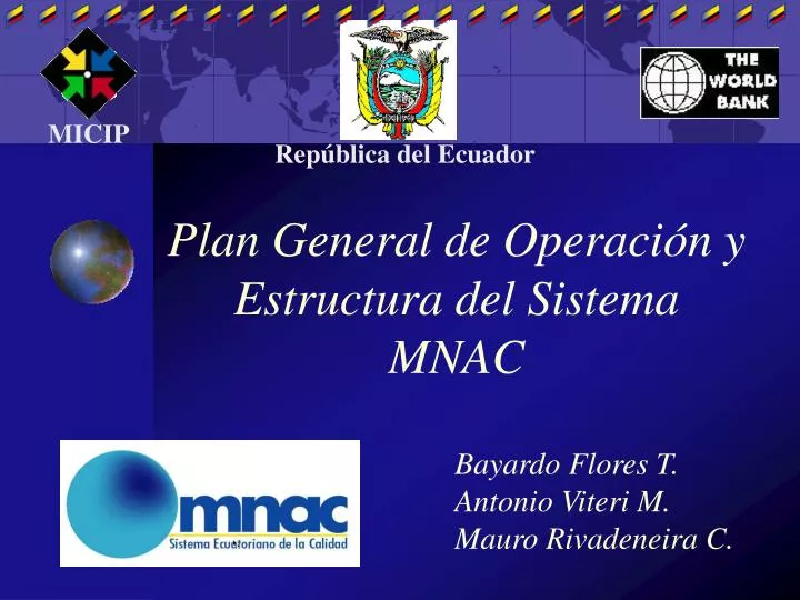 plan general de operaci n y estructura del sistema mnac