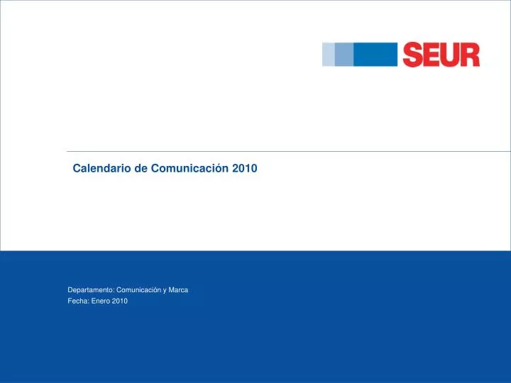 calendario de comunicaci n 2010