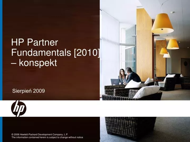 hp partner fundamentals 2010 konspekt