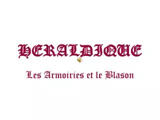 heraldique