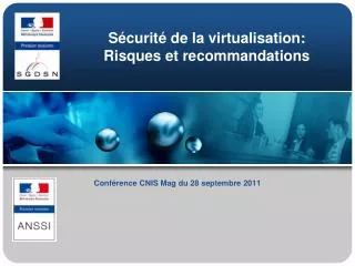 s curit de la virtualisation risques et recommandations