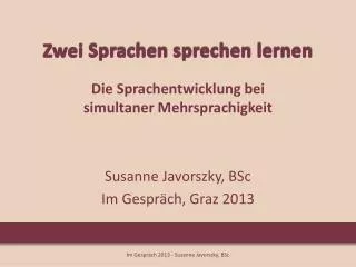 zwei sprachen sprechen lernen