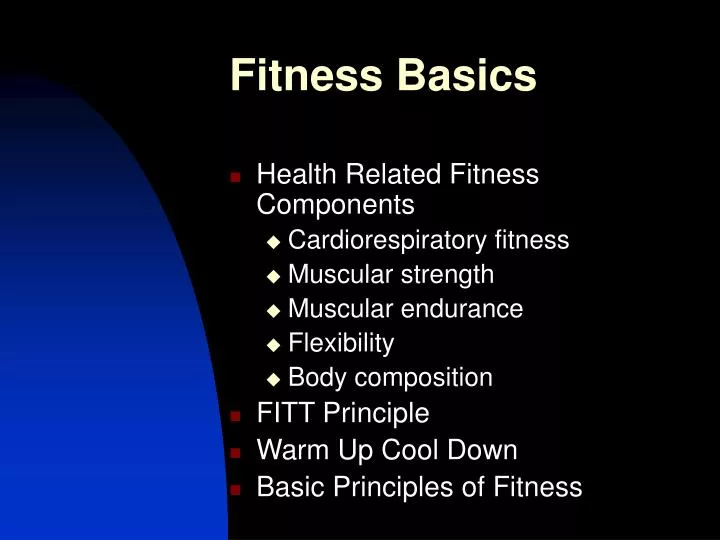 fitness basics