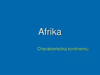 afrika