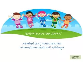 sepatu untuk anak