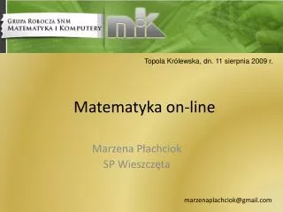 matematyka on line