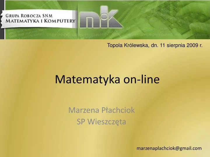 matematyka on line