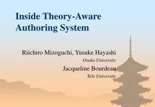 Inside Theory-Aware Authoring System