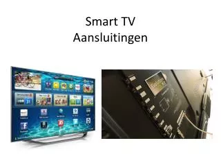 smart tv aansluitingen