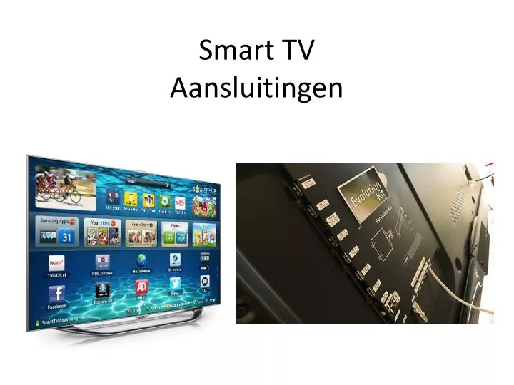 smart tv aansluitingen