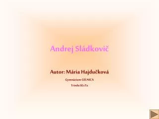 andrej sl dkovi