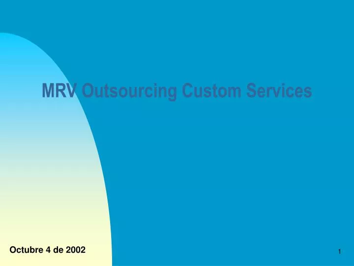 mrv outsourcing custom services