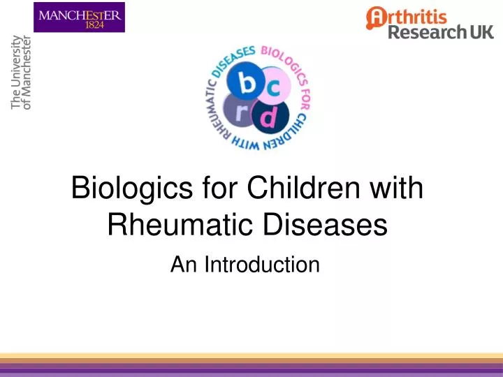 biologics for children with rheumatic diseases