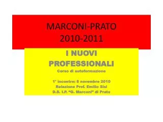 marconi prato 2010 2011