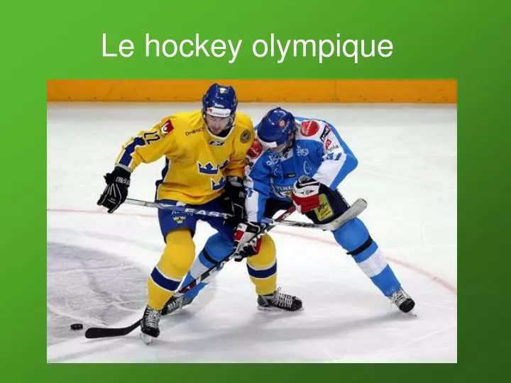 le hockey olympique