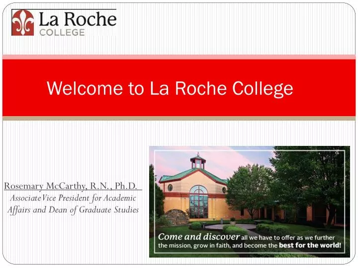 welcome to la roche college